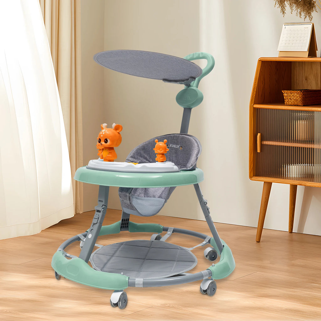 Selene Maison™ Foldable Baby Walker – Height-Adjustable & Safe for 6–18 Months