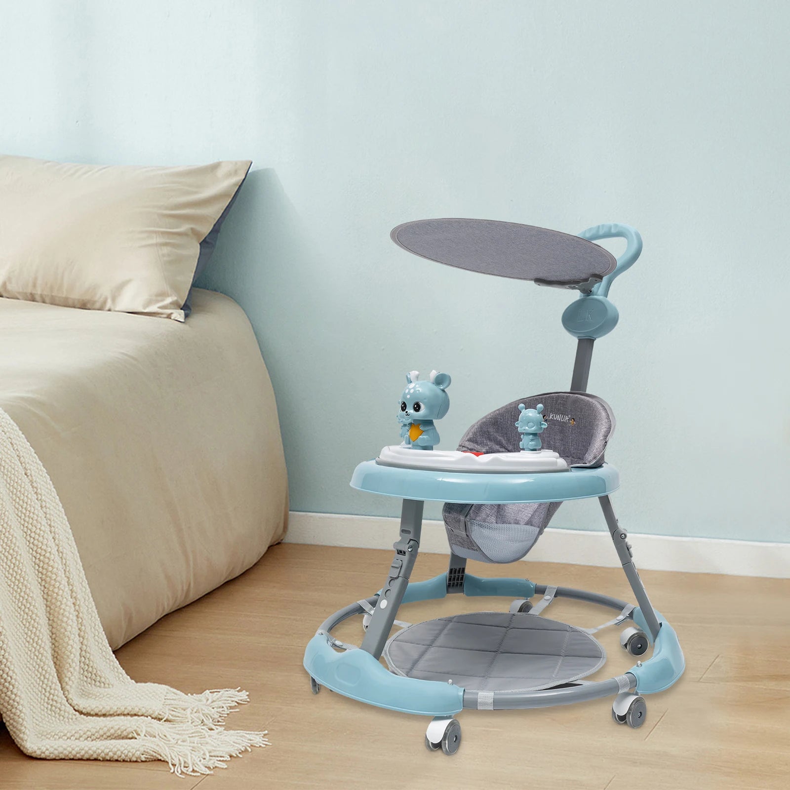 Selene Maison™ Foldable Baby Walker – Height-Adjustable & Safe for 6–18 Months