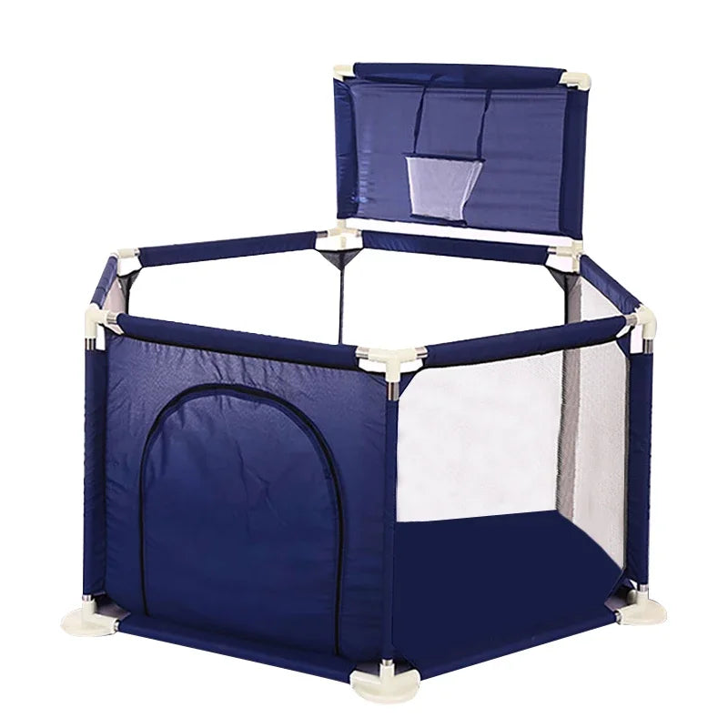 Hexagon Baby Playpen
A beautifully designed hexagon playpen crafted for safe, joyful play. Featuring a built-in basketball hoop for fun activities, this premium play space keeps your little one secure while encouraging movement and early development.