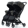 Selene Maison™ High-View Twin Stroller – Detachable, Foldable & Lightweight