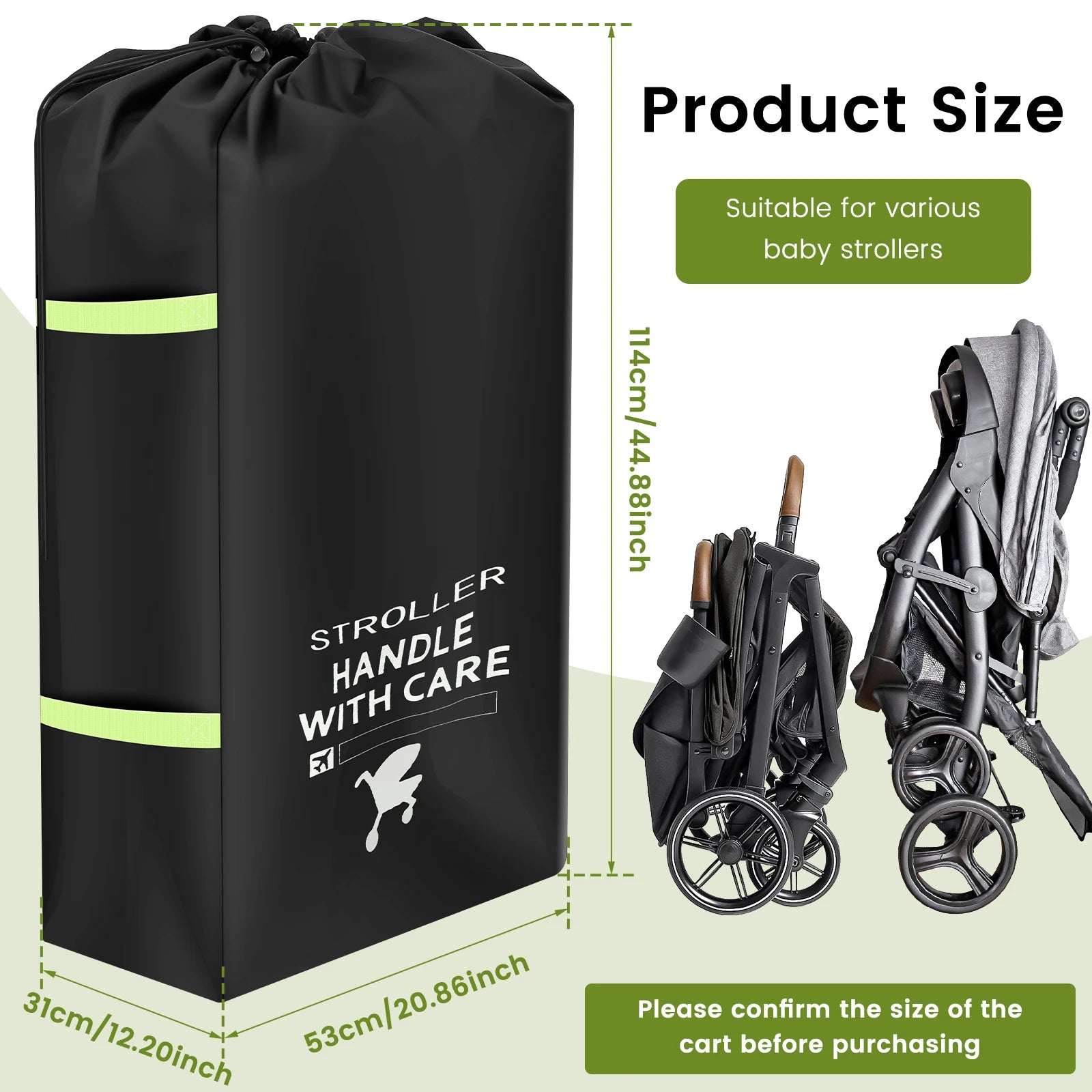 Selene Maison™ Stroller Storage Bag – Travel & Protection for Baby Strollers