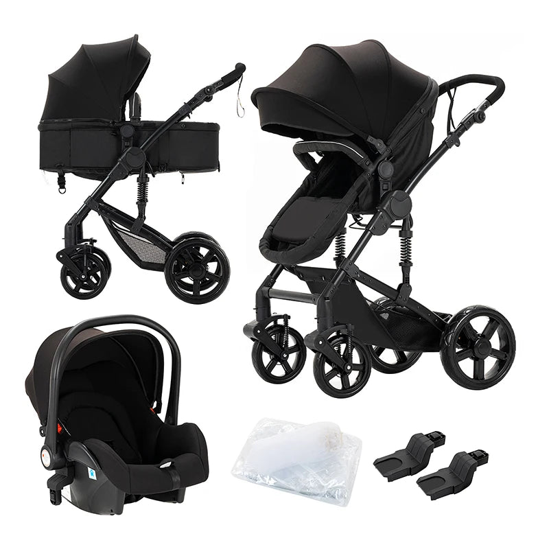 Selene Maison 3-in-1 Pram System — Ultra-Light, Newborn Elegance